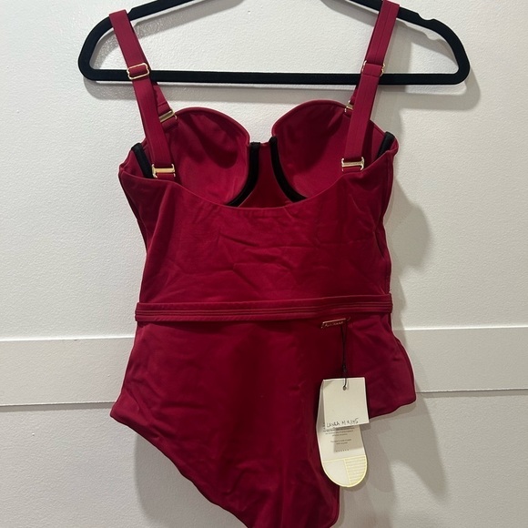 PUNTAMAR Layla red one piece swimsuit NWT - Picture 2 of 9